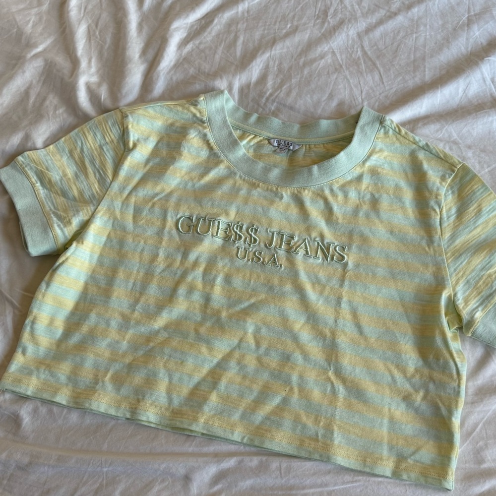 Guess x ASAP ROCKY Striped Crop Top - Picture 2 of 8